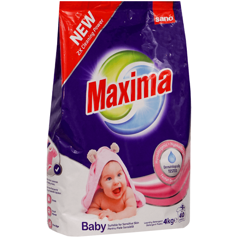 Detergent rufe bebelusi Sano Maxima Baby 4 kg